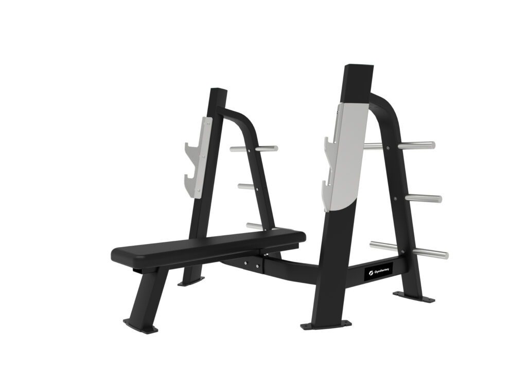 Masívna bench press lavička