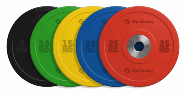 GYMFACTORY BUMPER KOTÚČE – FAREBNÉ,GUMENÉ